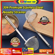 PDM Premium 304 Stainless Steel Noodle Strainer with Handle Noodle Strainer Colander with Hook Mesh 