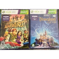 Microsoft Xbox 360 Kinect Game Lot Disneyland Adventures &amp; Kinect Adventures