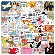 ❉ Gilmore Girls Series 03 Stickers ❉ 50Pcs/Set DIY Waterproof Fashion Doodle Decals Stickers