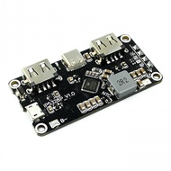 IP5328P Dual USB 18650  treasure Tpye-c 3.7V to 5V 9V 12V Step up Fast Quick Circuit Board QC2.0 QC3
