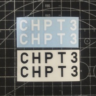 CHPT 3 BROMPTON BIKES CUTTING LOGO STICKERS STIKER!