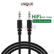 UNIQUE AUX Audio Cable 1x1 Shoelace Cable Motif 18.51 Jack 3.5MM 1M