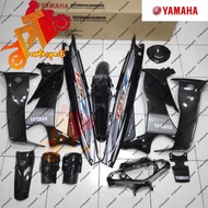 Yamaha 125ZR 125Z Black Sticker 8 Black Hitam Robot Siap Logo 3pcs HLY Original 2k Tanam dan Siap Le