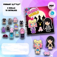 Handmade Collage Set - Avatar World - Avatar World - Wendays & Baby Werewolf