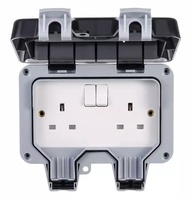 Heavy Duty IP66 MK881S882S 13A 1Gang 2Gang Weatherproof Waterproof Outdoor Switch Socket Outlet