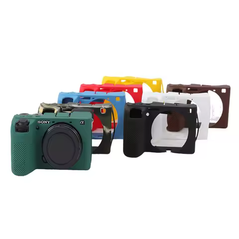 Silicone Armor Skin Case Body Cover Protector Bag for Sony Alpha ILCE-6700 A6700 Mirrorless Camera