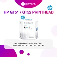 HP GT51/52 Black/Tri-Color Original Printhead Replacement Kit Combo 3JB06AA