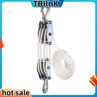 Block and Tackle Pulley System Rope Pulley Hoist with Lifting Power Breaking Strength Heavy Duty Pul