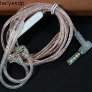 LACYESDP KZ Earphones Cables, with Microphone 3.5MM KZ Headphones Wire, Original Upgrade 2PIN High-P