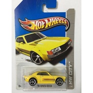 Hot Wheels 2013 JDM 001/250 HW City '70 Toyota Celica Yellow MOSC