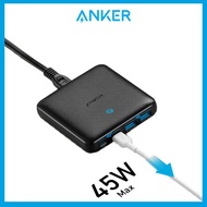 Anker 543 Powerport Atom III 65W Slim USB C Charger PIQ 3.0 GaN 4-Port Slim Fast Wall Charger