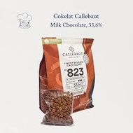 [SDW] pekanbaru/ 250 gr (retail) Callebaut 823NV Milk - Milk Chocolate - Milk Chocolate - Coksu