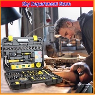 SKY 78/108 Pcs Multifuntional Tools Box Set Tools Steel Household Kits Hardware Toolbox Set Repair T
