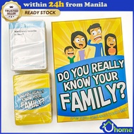 【SOYACAR】Do You Really Know Your Family Card Games Family Friends Fun Board Games Interaction Toy
