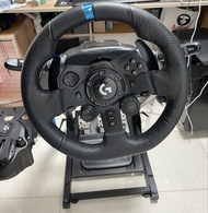 Logitech G923軚盤 連真車方向燈、雨刮、巡航系統、啟動掣、手動波撥、腳踏、摺合架