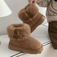 QC 2025 warm fur suede shoes