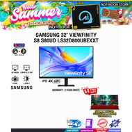 [ผ่อน 0% 10 ด.]SAMSUNG 32" VIEWFINITY S8 S80UD LS32D800UBEXXT (IPS 4K/60Hz)/ประกัน 3 Years