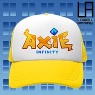 Axie Infinity Game Logo Baseball Mesh Cap - Gamer Trucker Hat - Sublimation Print