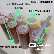 (6 pieces) 90 Yard Duct Tape 100 Yard/ 300 yard/ 350 yard full brown and clear duct tape