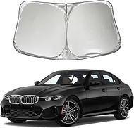 SZYUNCHEN Car Windshield Sun Shade Sunshade Compatible with BMW 3-Series 328i 335i 320i 330i 325i F3