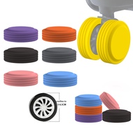 8Pcs Full Wrap Around Luggage Wheels Protector Silicone Luggage Accessories Wheels Cover For Most Luggage Reduce Noise Travel Luggage Suitcase