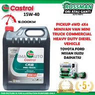 Castrol CRB Mini Truck 15W-40 CH-4 ( 7.5L ) For Diesel Car Ford Ranger , Nissan Navara , Toyota Hilu