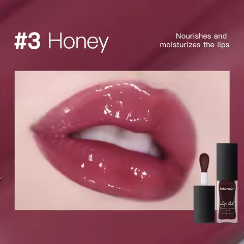 Lipgloss Mirror Lip Glaze Jelly Pout Lip Tint Long Lasting Moisturizing Shine Lipgloss Lip Makeup