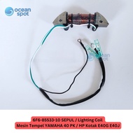 HP MESIN 6F6-85533-10 SEPUL YAMAHA 40 PK Outboard Engine Lighting Coil/ E40G E40J Boxhp (sea spot)