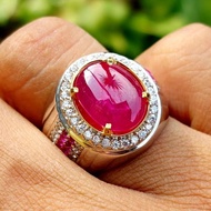 Diskon Cincin Ruby Star Permata Batu Asli Natural