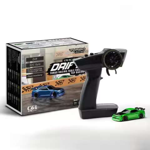 1/76 C64 Mini Drift RC Car Turbo Racing RTR Remote Control Vehicle
