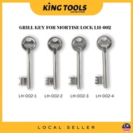 Mortise Lock Grill Key LH-002-1 / LH-002-2 / LH-002-3 / LH-002-4
