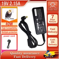 New 19V 2.15A 40W 5.5*1.7MM ac adapter charger adapter For Acer Aspire 522 521 722 D255E power adaptor