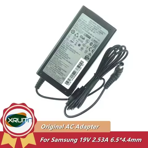 Original 19V 2.53A 48W A4819_FDY A4819-KSML AC Adapter Power Charger for SAMSUNG LCD LED TV Monitor 