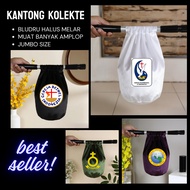 Custom Collection Offering Bag Embroidered Name Logo Catholic Christian Church Large Velvet Sunday S