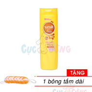 Dầu gội đầu SUNSILK Vàng mềm mượt diệu kỳ chai 320g Tặng bông tắm màu ngẫu nhiên