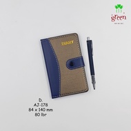 Leather Agenda Notebook Leather Notebook Pocket Agenda Softcover BookNotes (Picture D)