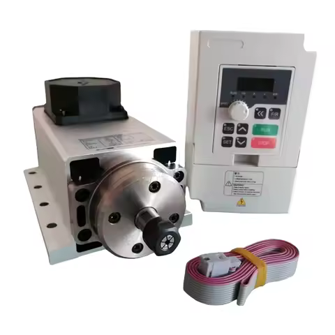 150w 0.5kw 3.5kw 6500w 1.8kw 60k Rpm Er11 Small AIR Cooled Atc Micro Pwn Permanent Magnet Spindle Mo