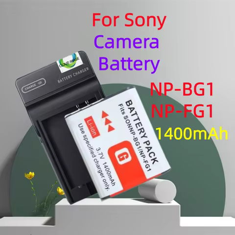 1400mAh NP-BG1 NP-FG1 NP BG1 FG1 Lithium Battery or Charger For Sony Camera DSC-W100 DSC-WX1 DSC-H50