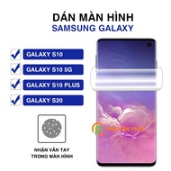 Samsung Galaxy S10 / S10 Plus / S10 5G / S20 screen protector full transparent flexible screen PPF s