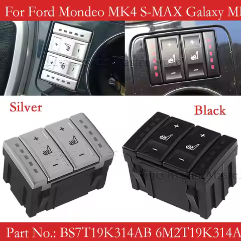 6M2T-19K314-AC 6M2T19K314AC Seat Heating Button Control Switch For Ford S-MAX 2006 -2015 Galaxy MK 3