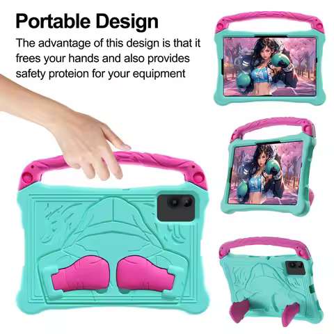 Cartoon Kids Stand Case For Infinix Xpad 11 Xpad 20 Tecno megapad 11 inch 2024 Boxing Champion Shock