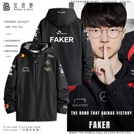 T1 Team Uniform S14 World Series Faker Same Style Conquest skt Coat 2024faker Jacket Clothes