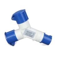 16A 2 Way / 3 Way  Plug 3 Pin 240V Waterproof Industrial Core Socket