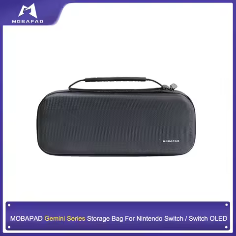 MOBAPAD Storage Bag Carrying Case for Nintendo Switch OLED JoyPad Zipper Housing Shell Protective Co