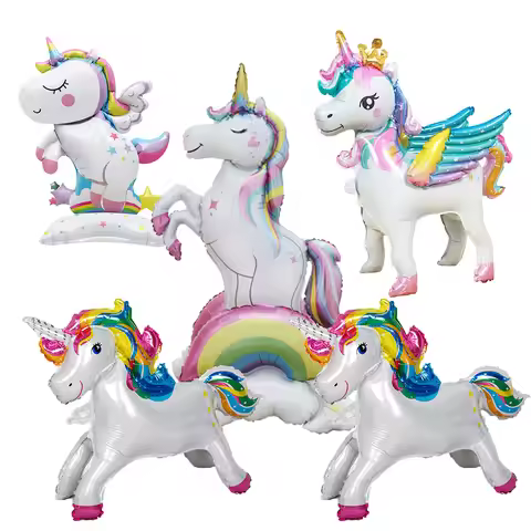 Unicorn party Balloon decor standing Unicorn Balloon Unicorn Birthday Party decoration Baby Shower K