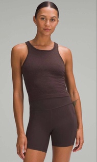 Lululemon ebb to street cropped tank size 10