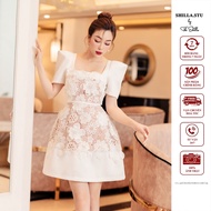Luxury white lace high-end designer dress [Real photo] The Shilla-L49C60.69D9
