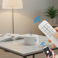 EWeLink WiFi Flat Plug Smart Outlet 2-Pin, Wireless Remote Control, EWeLink & Voice Control  Palam R