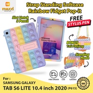 Samsung Tab S6 Lite 10.4 P615 Soft Case Casing Cover Tali Pop It Kid