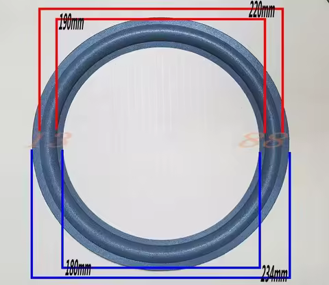 GHXAMP 9 Inch 234mm 220mm Sponge Edge TLX LX 10 inch Horn Side For JBL A610 A0210A Bubble 2PCS
